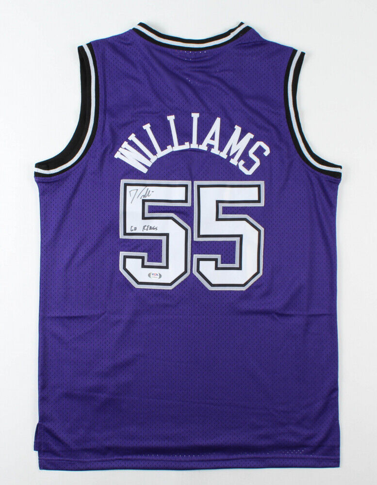Autographed/Signed Jason Williams Sacramento White Basketball