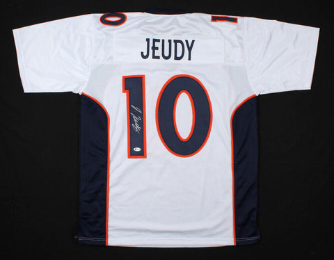 Jerry Jeudy Signed Denver Broncos Jersey (Beckett COA) Ex-Alabama Wide Receiver