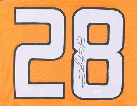 Clinton Portis Signed Miami Hurricanes Jersey (JSA COA) 2xPro Bowl R.B.