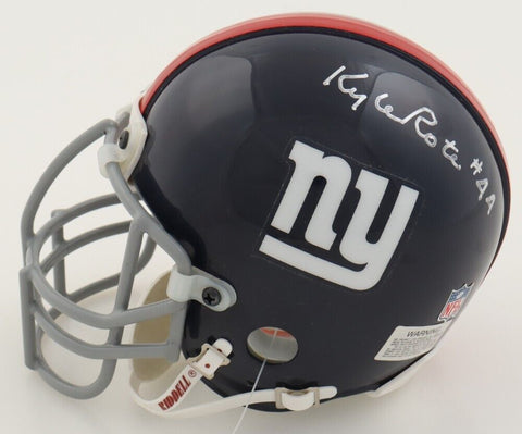Frank Gifford & Kyle Rote Signed Mini Helmet (JSA COA) 2 New York Giants Legends
