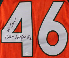 Clive Walford Signed Miami Jersey Inscribed "Go Canes" (JSA) Raiders Tight End