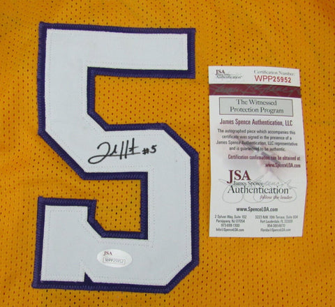 Josh Hart Signed Lakers Jersey (JSA COA) Jazz  1st Rd Draft Pick 2017 NBA Draft