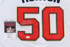 Charlie Morton Signed Atlanta Braves Custom Nike Style Jersey (JSA COA) Pitcher