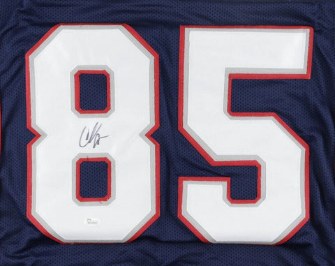 Chad OchoCinco Johnson Signed New England Patriot Jersey (JSA COA) 6xPro Bowl WR