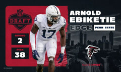 Arnold Ebiketie Signed Atlanta Falcons Jersey (JSA COA) Penn State Linebacker