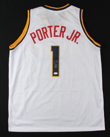 Michael Porter Jr. Signed Denver Nuggets Jersey (JSA COA) #14 Pick 2018 Draft