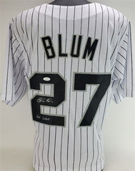 Geoff Blum Signed Chicago White Sox Jersey Inscribed 05 WSC (JSA COA) Infielder