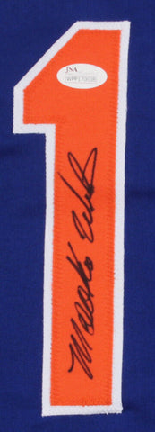 Mookie Wilson Signed Mets Jersey (JSA COA) New York Mets Hall of Fame / Game 6