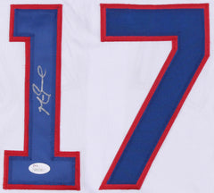 Mark Grace Signed Chicago Cubs Throwback Jersey (JSA) World Series champ 2001