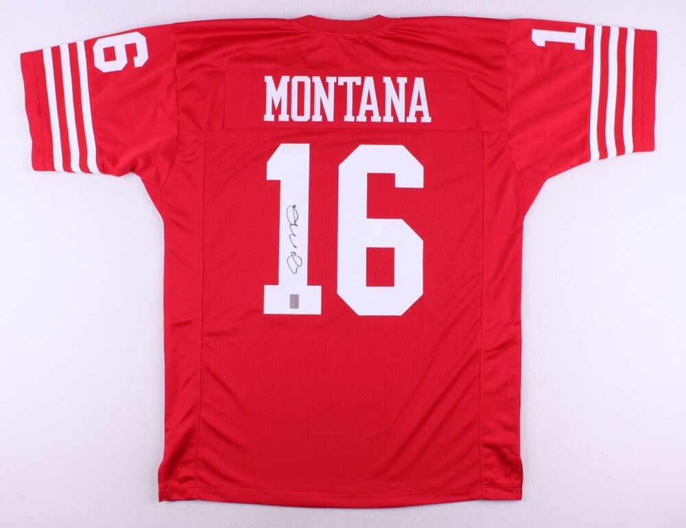 Joe Montana Signed San Francisco 49ers Jersey (GTSM Holo) 4x Super