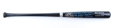 Pat Hughes Signed Rawlings Adirondack Big Stick Bat w/ Extensive Inscription PSA