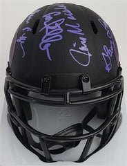 Purple People Eaters Signed Vikings Mini Helmet / Signed by all 4 Eller, Page +