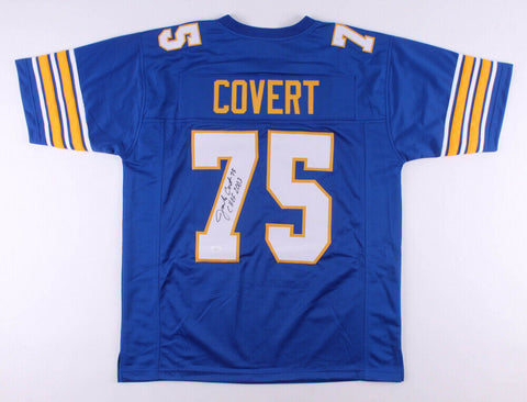 Jimbo Covert Signed Pitt Panthers Jersey Inscribed "CHOF 2003" (JSA COA) Bears