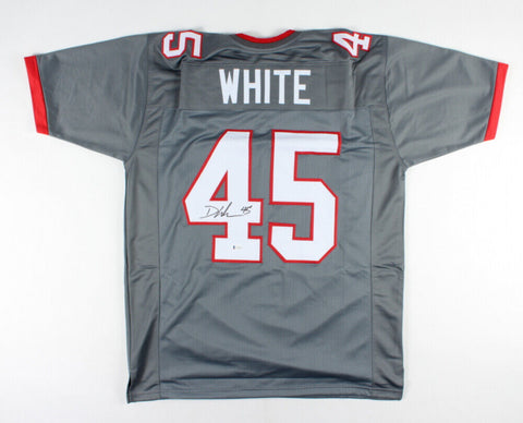 Devin White Signed Tampa Bay Buccaneers Gray Jersey (Beckett COA) #5 Pk 2019