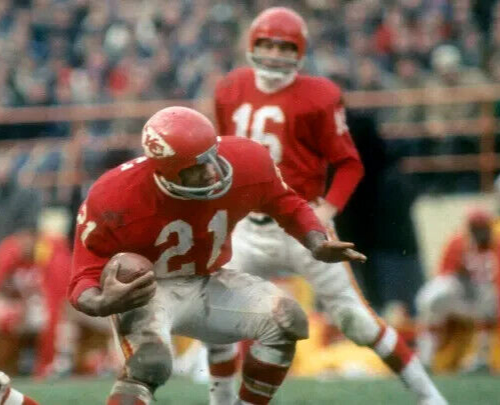 Mike Garrett Signed Kansas City Chiefs Jersey (Beckett) Super Bowl IV Champion