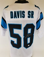 Thomas Davis Sr. Signed Panthers Jersey (JSA COA) 3×Pro Bowl L.B (2015 - 2017)