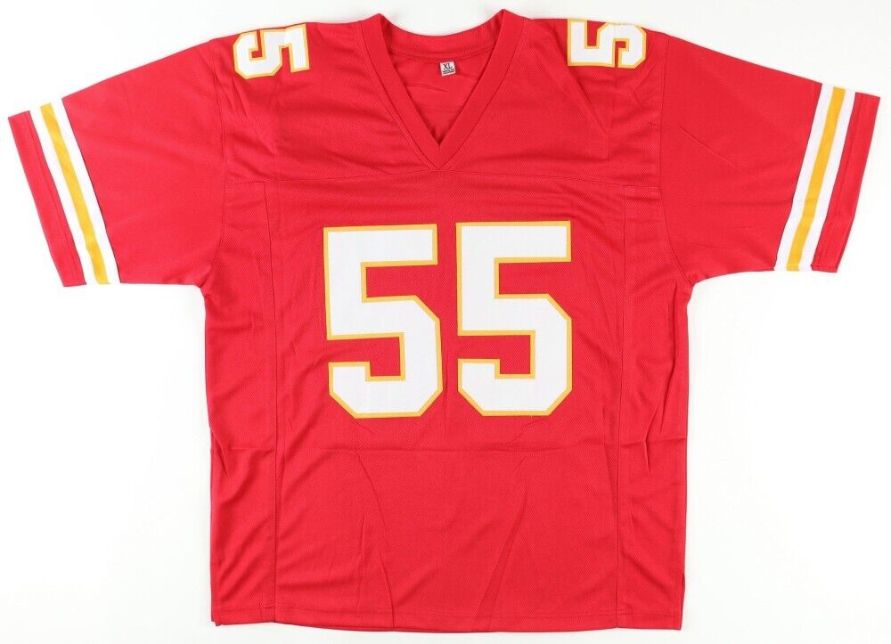 Frank Clark Signed Kansas City Chiefs Jersey "Super Bowl LIV Champ" (Beckett) LB