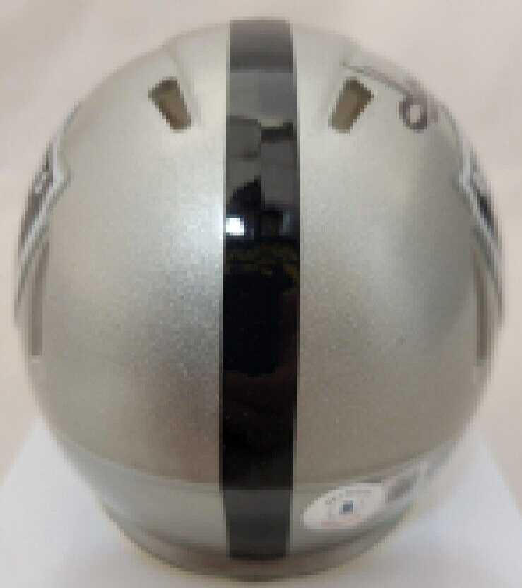 Howie Long Signed Las Vegas Raiders Flash Alternate Speed Mini-Helmet –