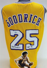 Gail Goodrich Signed Los Angeles Lakers Jersey (Beckett COA) 1972 NBA Champion