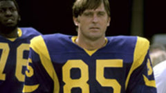 Jack Youngblood Signed Los Angeles Rams Jersey (PSA) 7×Pro Bowl Defensive End.