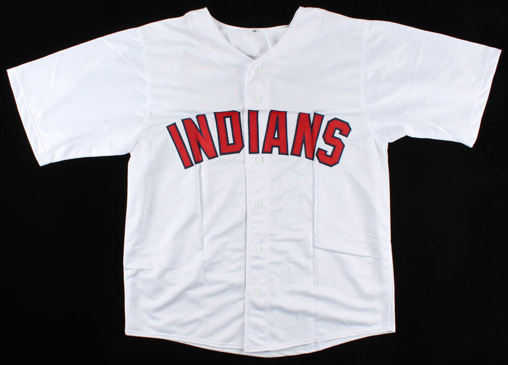Bob Feller Autographed Signed Cleveland Indians Framed Jersey