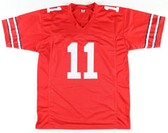 C. J. Hicks Signed Ohio State Buckeyes Jersey (JSA COA) 2023 2nd Year Linebacker