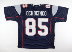 Chad OchoCinco Johnson Signed New England Patriot Jersey (JSA COA) 6xPro Bowl WR