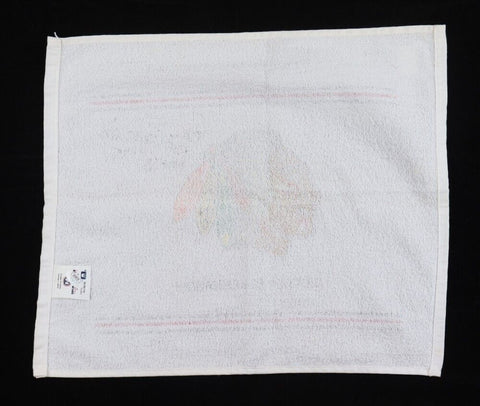 Tony Esposito Signed Rally Towel Inscribed HOF 88 (JSA) Chicago Blackhawk Goalie