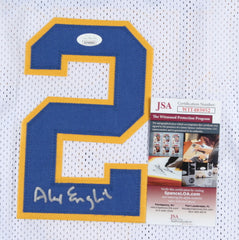 Alex English Signed Denver Nuggets Jersey  (JSA COA) 8x NBA All-Star (1982–1989)