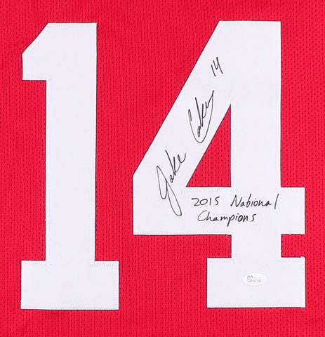 Jacob Coker Signed Alabama Crimson Tide Jersey (JSA COA) 2015 National Champ Q,B