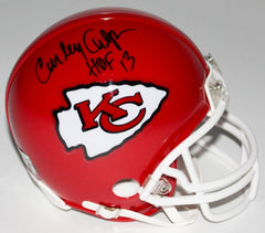 Curley Culp Signed Chiefs Mini-Helmet Inscribed "HOF 13" (Culp Hologram)