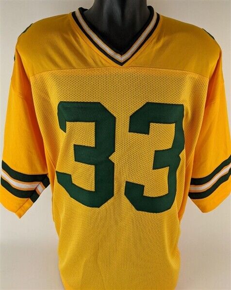 Aaron Jones Signed Green Bay Packers Throwback Jersey (Beckett) 2020 Pro Bowl RB