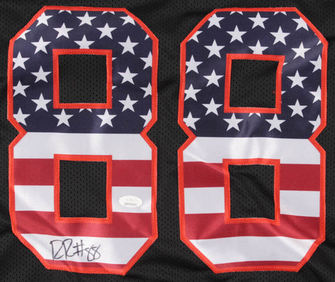 Riley Ridley Signed Chicago Bears "American Flag" Jersey (JSA)  2019 4th Rd Pick