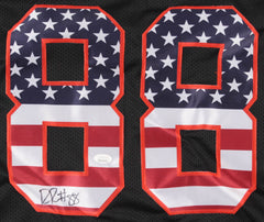 Riley Ridley Signed Chicago Bears "American Flag" Jersey (JSA)  2019 4th Rd Pick