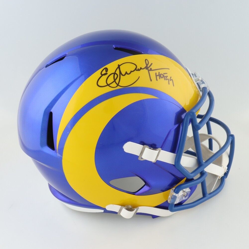 Eric Dickerson Autographed Rams Helmet