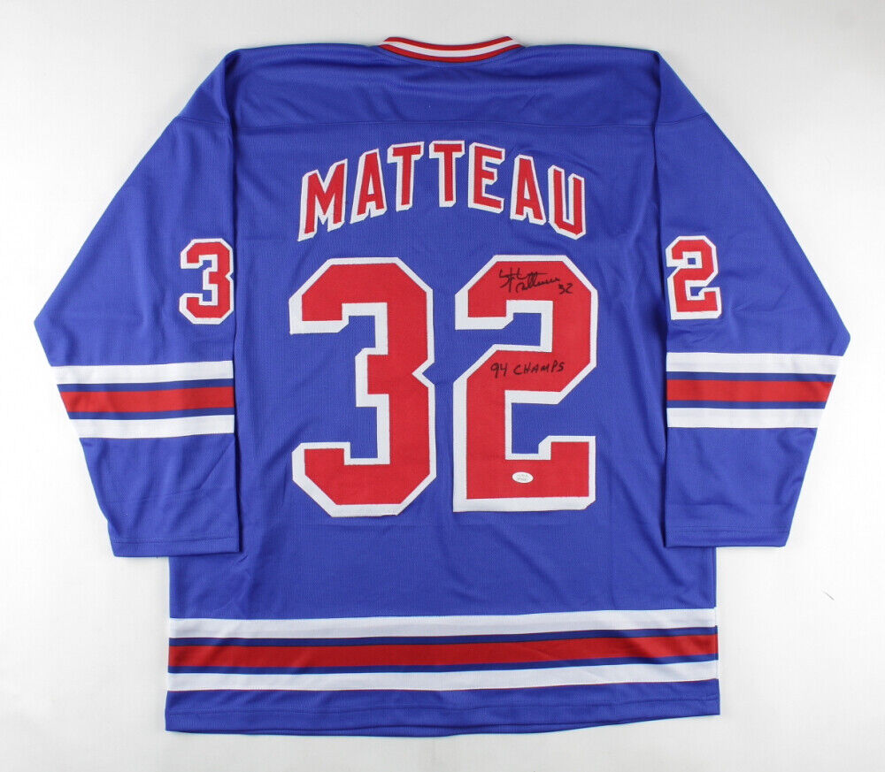 Stephane Matteau Autographed New York Rangers (1994 Stanley Cup) Frame –  Palm Beach Autographs LLC