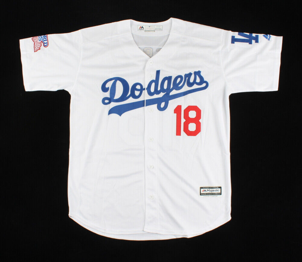 Bill Russell Signed Los Angeles Dodgers Jersey (PSA COA) 1981