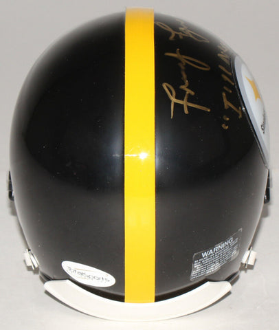 Frenchy Fuqua Signed Steelers Mini-Helmet Inscribed "I'll Never Tell" (TSE COA)
