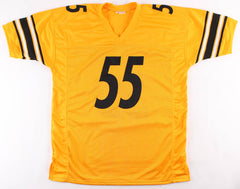 Devin Bush Signed Pittsburgh Steelers Jersey (TSE Holo) 2019 1st Rd Pk L.B. Mich