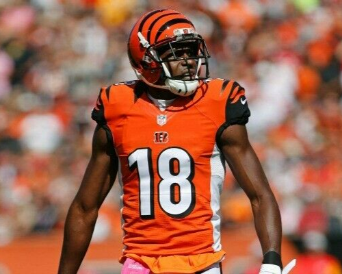 Aj green orange best sale bengals jersey