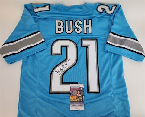 Reggie Bush Signed Detroit Lions Jersey (JSA COA) #2 Overall Pick 2006 NFL Draft