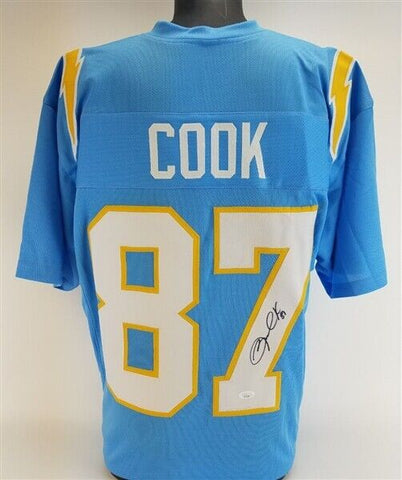 Jared Cook Signed Los Angeles Chargers Jersey (JSA COA) 2xPro Bowl Tight End