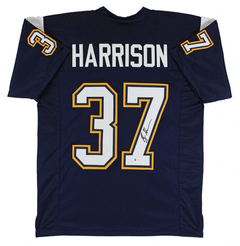 Rodney Harrison Signed Chargers Jersey (Beckett COA) San Diego Safety 1994–2002