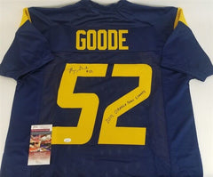 Najee Goode "2012 Orange Bowl Champs" Signed West Virginia Mountaineers Jersey