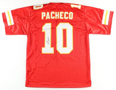Isiah Pacheco Signed Kansas City Chief Jersey (JSA) Rutgers Scarlett Knight R.B.