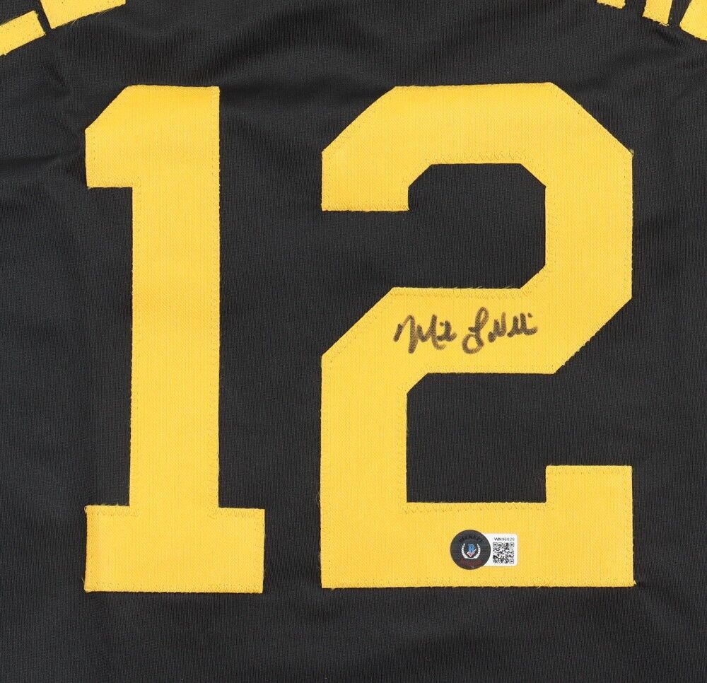 Mike LaValliere Signed Pirates Jersey (Beckett) Pittsburgh Catcher 198 –