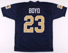 Tyler Boyd Signed Pitt Panthers Jersey (TSE COA) Cincinnati Bengals W,R.