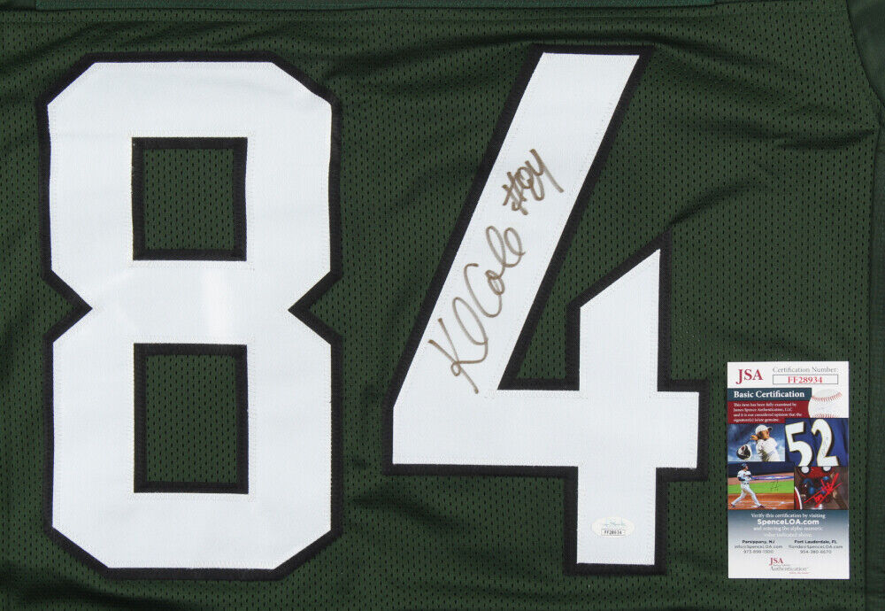 Keelan Cole Signed New York Jets Green Home Jersey (JSA COA)  Former Jaguar W.R.