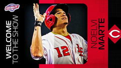 Noelvi Marte Signed Reds Jersey (JSA COA) 1990 Cincinnati's Latest Rookie Phenom