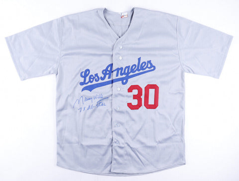 Los Angeles Dodgers Steve Sax Autographed Pro Style Grey Jersey PSA/DNA  Authenticated - Tennzone Sports Memorabilia